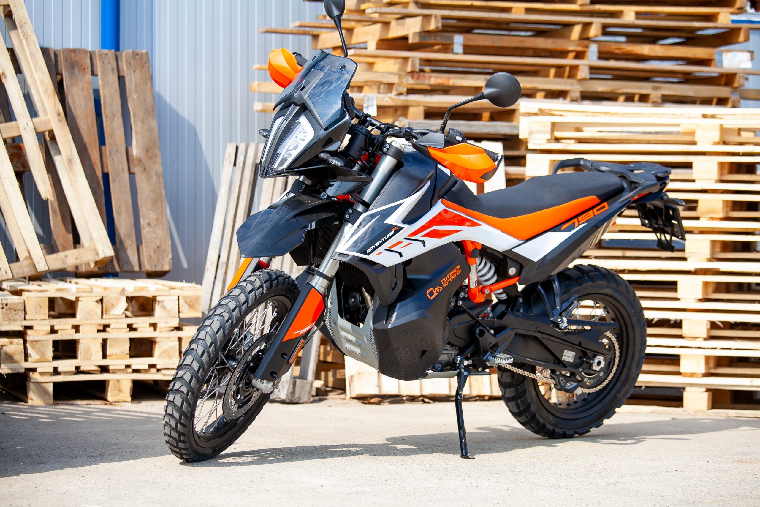 KTM 790R Adventure X-Frame pannier racks
