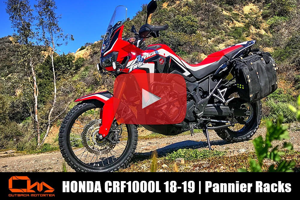 Honda CRF1000L Pannier Racks Installation