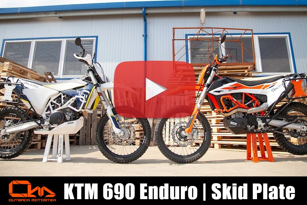 KTM 690 Enduro R Skid Plate Installation