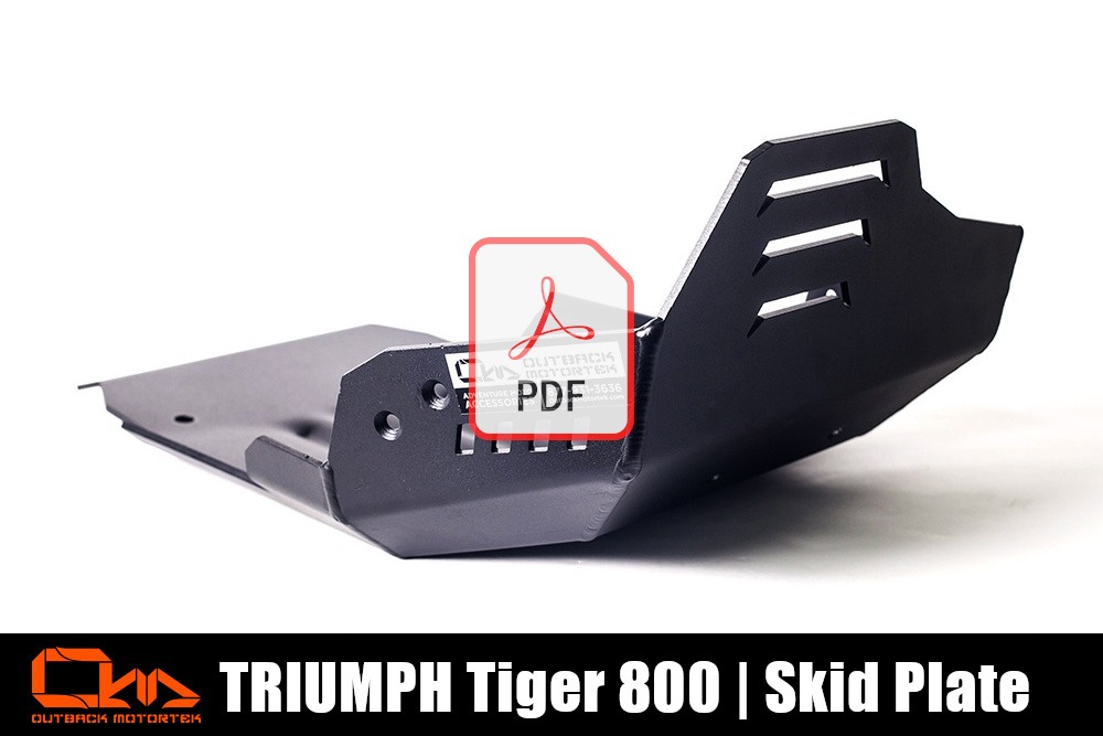 Triumph Tiger 800 Skid Plate Installation