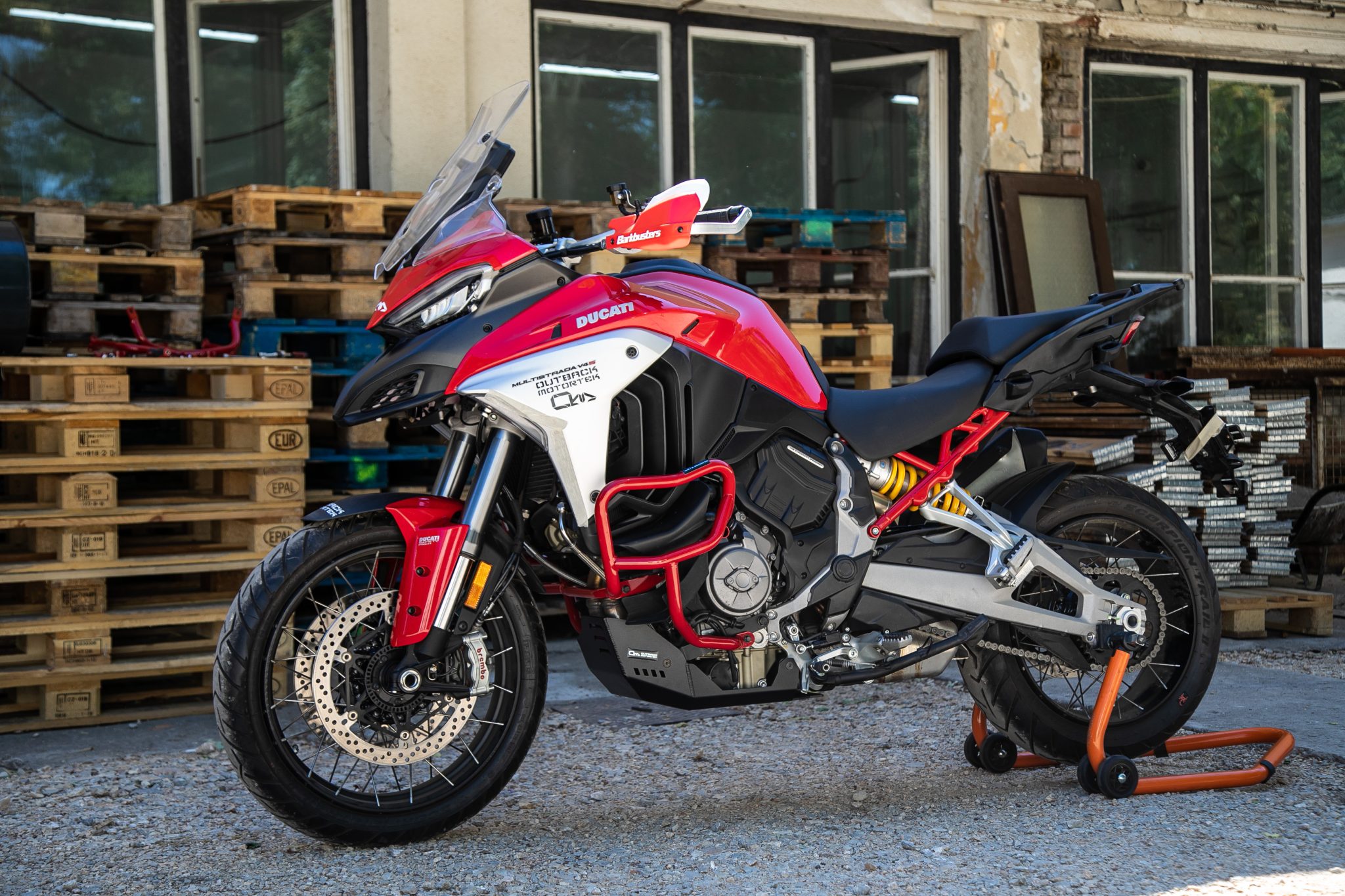 Ducati Multistrada V4 Lower Crash Bars Outback Motortek United Kingdom