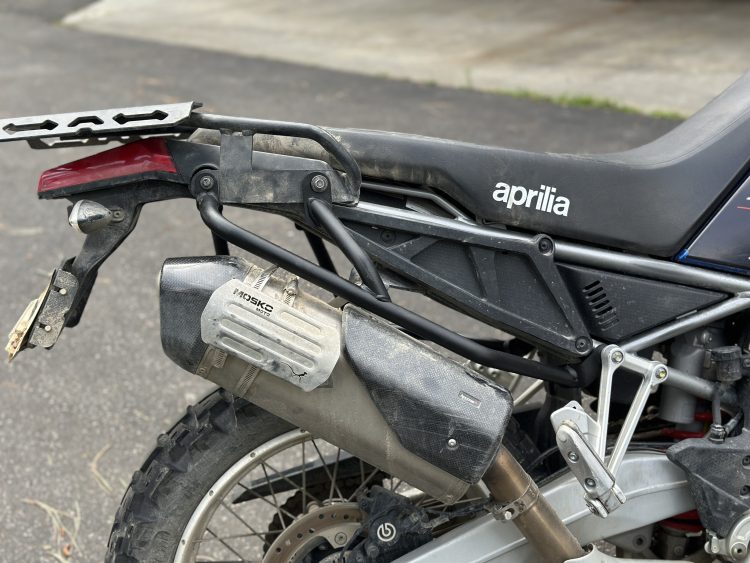 Aprilia Tuareg 660 – Rackless Luggage Support - Image 4