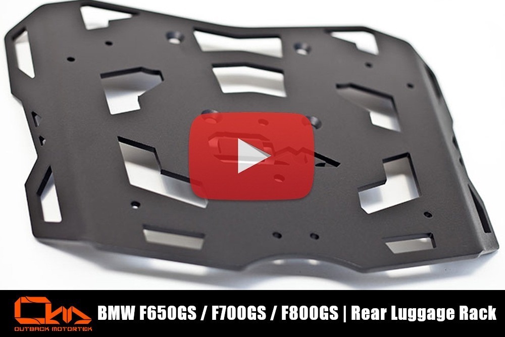 BMW 650/700/800GS Rear Luggage Rack Installation