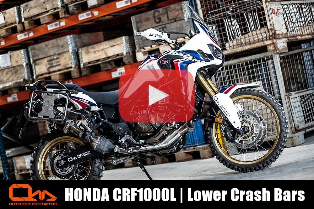 Honda CRF1000L Africa Twin Crash Bars Installation
