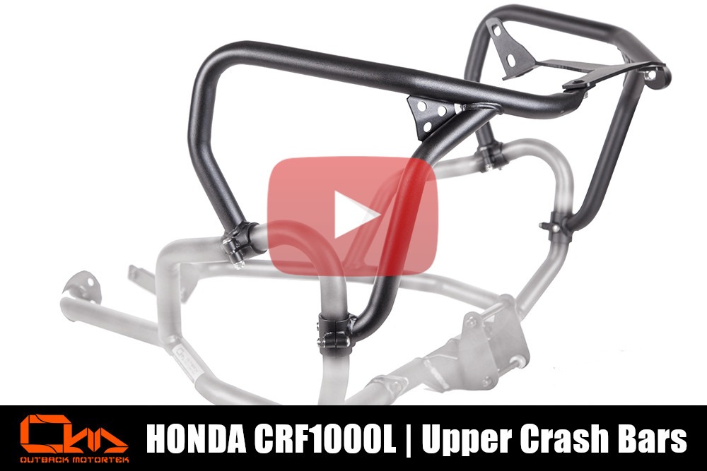Honda CRF1000L Upper Crash Bars Installation