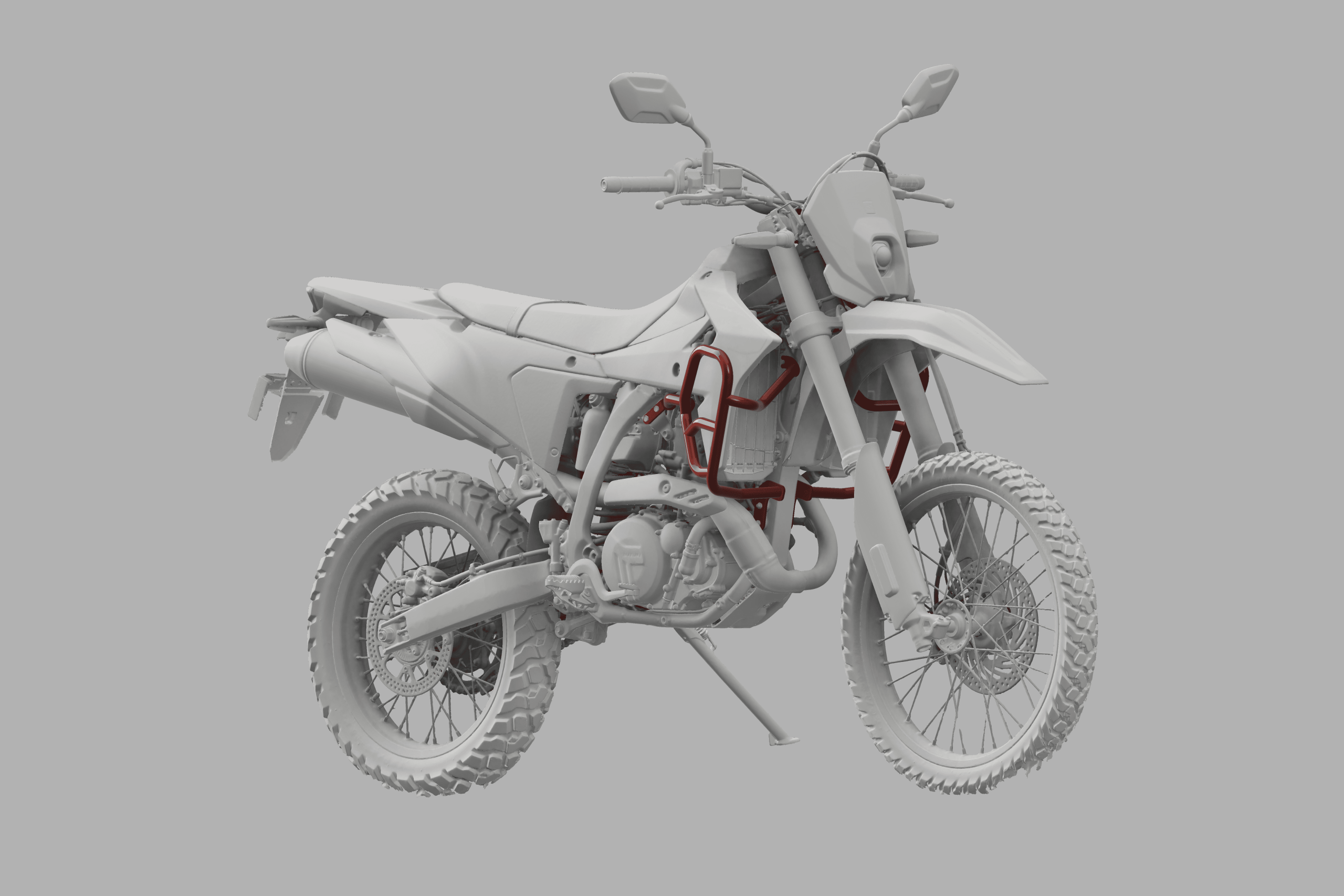 2026 Suzuki DRZ 4S v48 Suzuki DR-Z4S – Crash Bars - Image 1